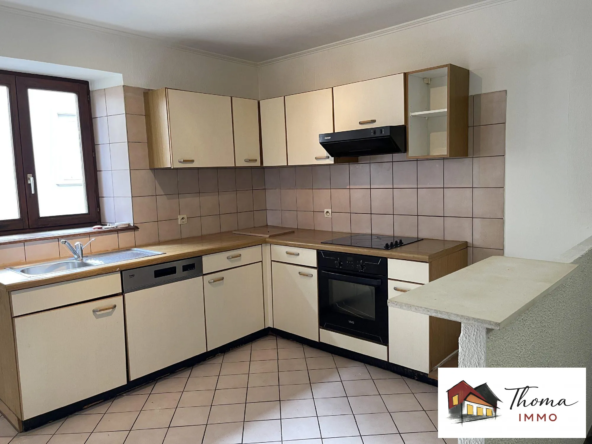 Cuisine Appartement de 2 pièces de 68 m² entièrement rénové au centre d'Altkirch