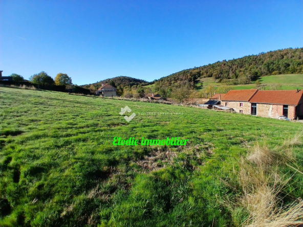 Terrain constructible de 1300 m² à Saint-Laurent-Chabreuges avec vue imprenable