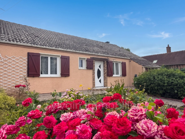 Maison de plain-pied à vendre à Grandvilliers avec jardin et garage