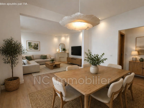 Bel appartement 2 pièces rénové à Antibes, emplacement central