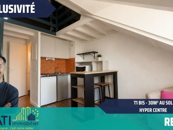 Appartement T1 bis lumineux au centre de Rennes avec emplacement stratégique