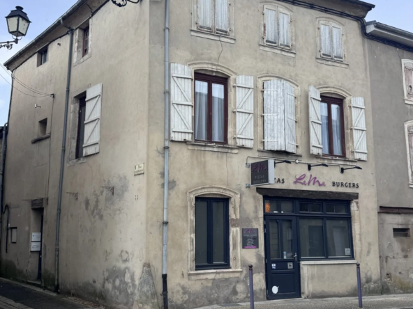 Immeuble à vendre à Vic-sur-Seille avec local commercial et appartement loué
