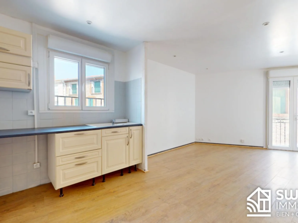 Appartement T3 avec balcon, cour privative et environnement calme près de Perpignan