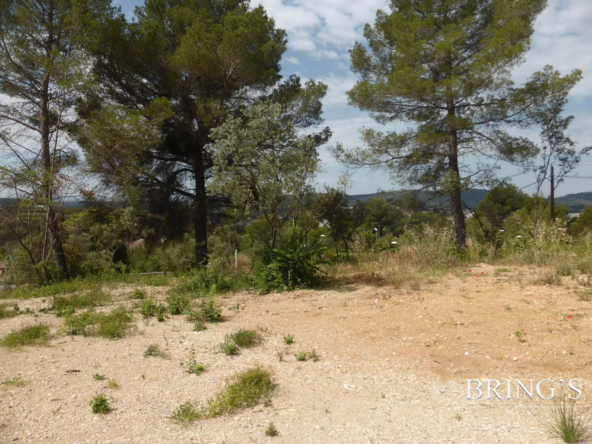 Terrain constructible de 774m² à Draguignan avec vue et viabilisation