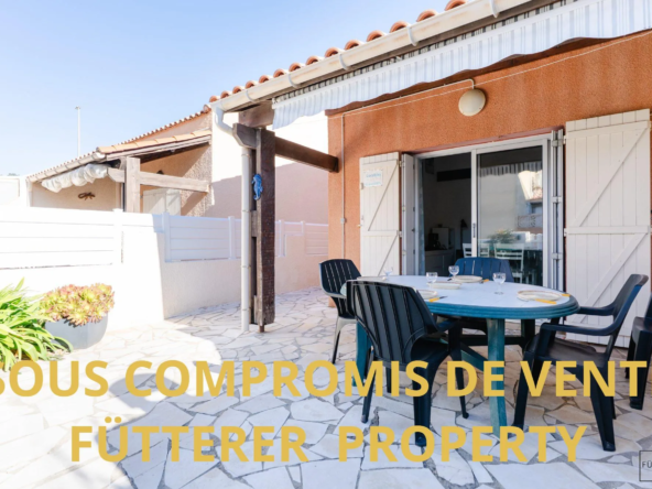Pavillon 3 pièces avec grande terrasse à Narbonne-Plage, proche de la plage