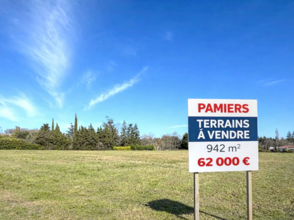 Terrain à vendre à Pamiers - Lotissement viabilisé avec 12 terrains