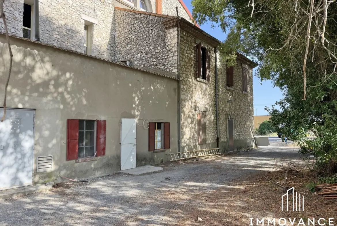 Maison à rénover avec fort potentiel à Combas, proche de Sommières 