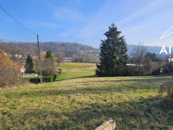 10 terrains à bâtir viabilisés avec vue dégagée à Jujurieux