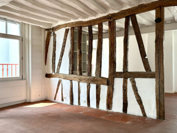 Appartement duplex de 73m² à Rouen Saint Nicaise – Charme et authenticité au cœur de la ville