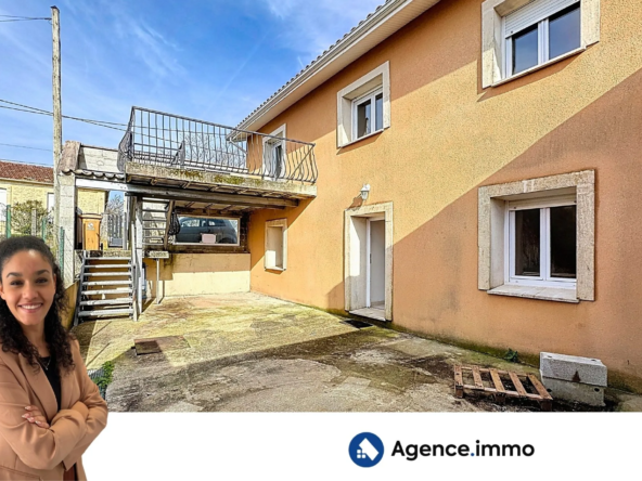 Maison 84 m² avec 3 chambres à Anglade, grande pièce de vie et terrasse