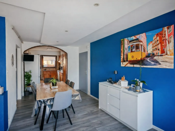 A vendre appartement T4 loué à Cluses, lumineux avec balcon et garage