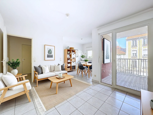 Appartement 2 pièces à vendre à Villeurbanne – 44 m² avec balcon