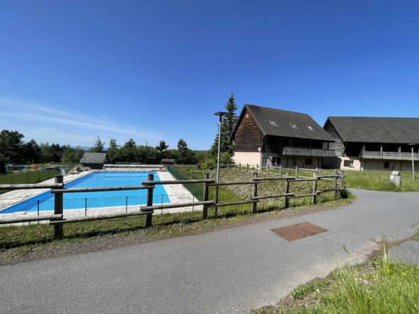 Appartement 28 m² avec piscine à Super Besse, parfait pour investissement ou pied-à-terre