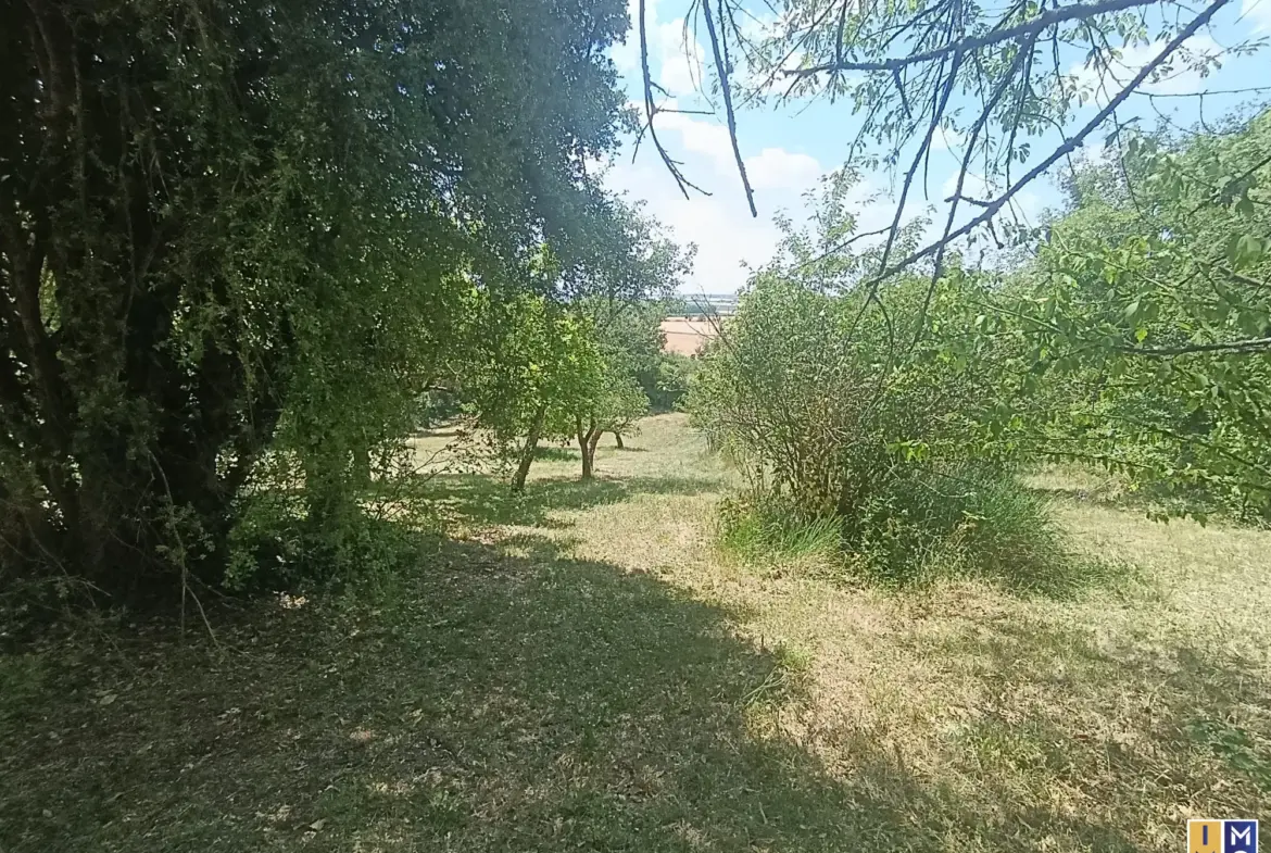 Maison de campagne de 67 m² avec terrain arboré à Gron 18800 