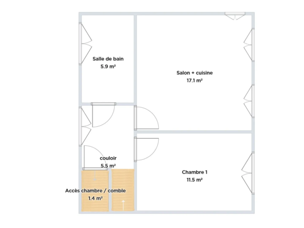 Appartement à vendre à Obernai - Centre-ville, 64 m², à rénover