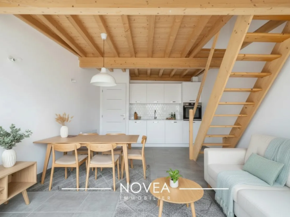Triplex T2/T3 avec terrasse et grand jardin à Neuville-sur-Saône