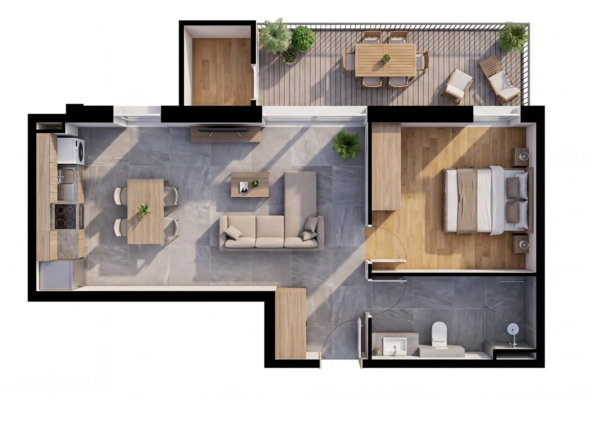 Appartement neuf T2 à Offendorf - Livraison fin 2027 - Les Jardins de Léa