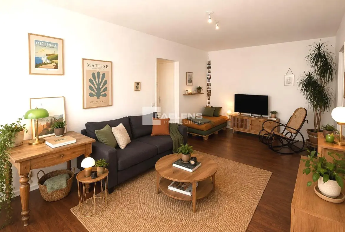 Bel appartement T2 avec parking et cave à Lille, idéal investissement ou résidence principale 