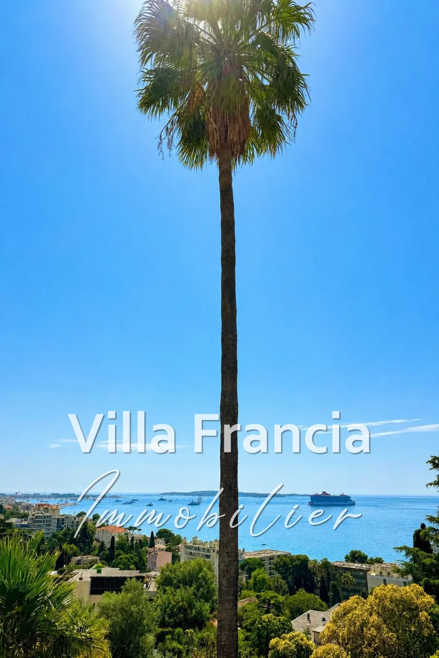 Studio avec vue mer à Cannes, résidence Villa Francia – Idéal investissement