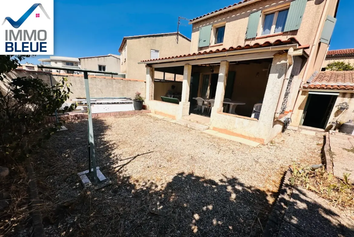 Belle maison T4 avec garage et extérieur à Martigues Jonquières 