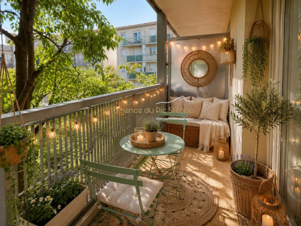 Studio lumineux à Grabels, proche Montpellier avec parking privé