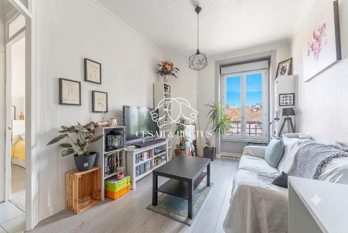 Appartement T2 lumineux avec potentiel de transformation à Lyon 69008 