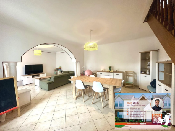 Maison individuelle à Villers-Outréaux avec jardin, garage et espace détente