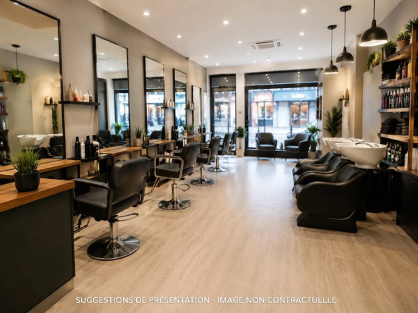 A vendre fonds de commerce de salon de coiffure à Paris 19ème - secteur Jaurès/Ourcq