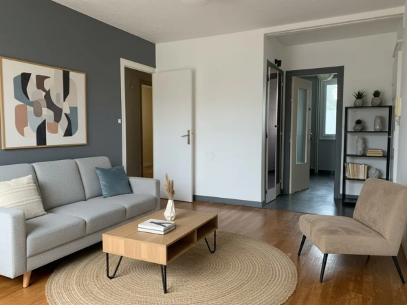 Charmant appartement T3 de 55,42 m² dans un quartier calme de Dijon