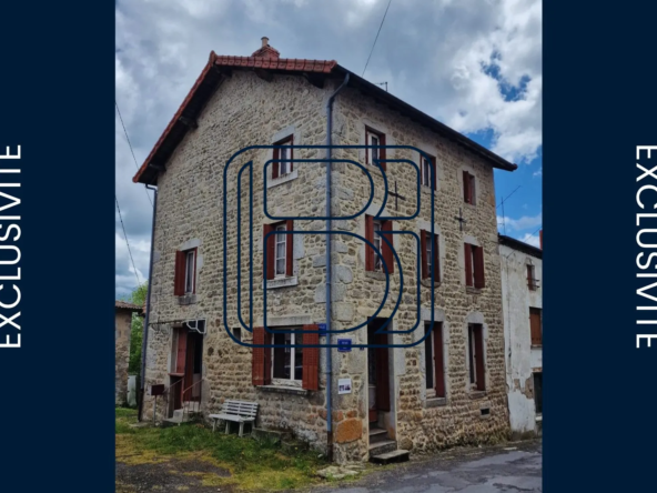 Charmante maison en pierre à rénové dans les monts du Livradois, 6 chambres, jardin