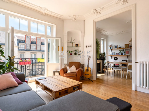 Appartement de caractère avec 2 chambres à Nancy, rue Jean Jaurès