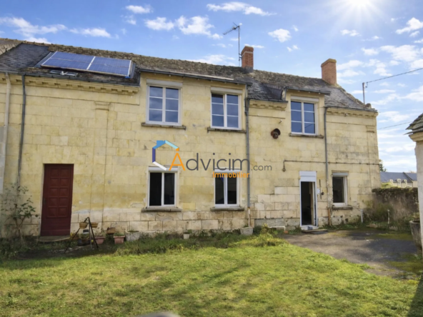 Maison ancienne de 131 m² à Beaumont-en-Véron avec potentiel de rénovation