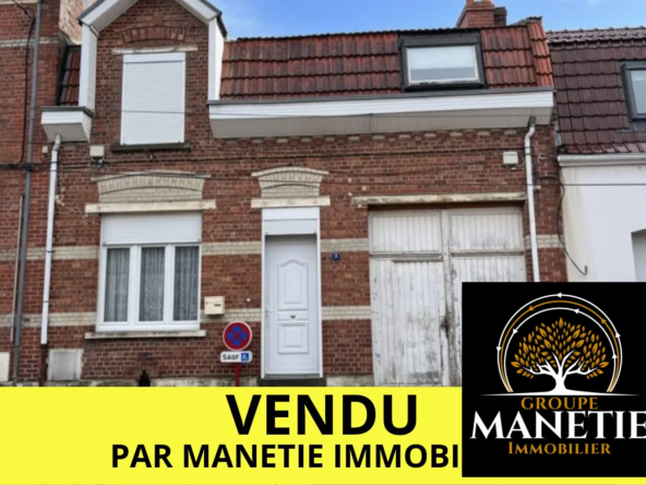 Maison à rénover avec 3 chambres et grande terrasse à Vitry-en-Artois