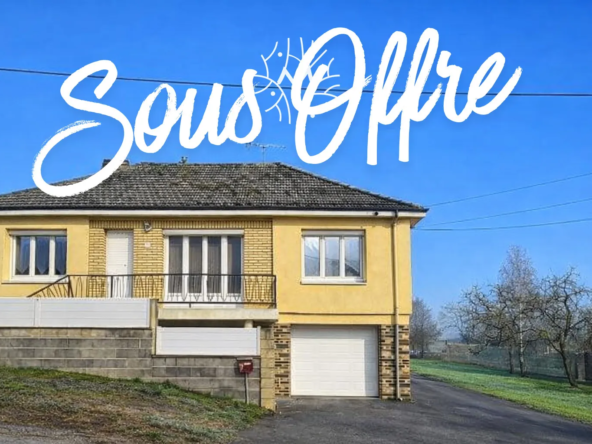 Maison 3 pièces de 82 m² à vendre à Chaumont-Porcien avec jardin et garage
