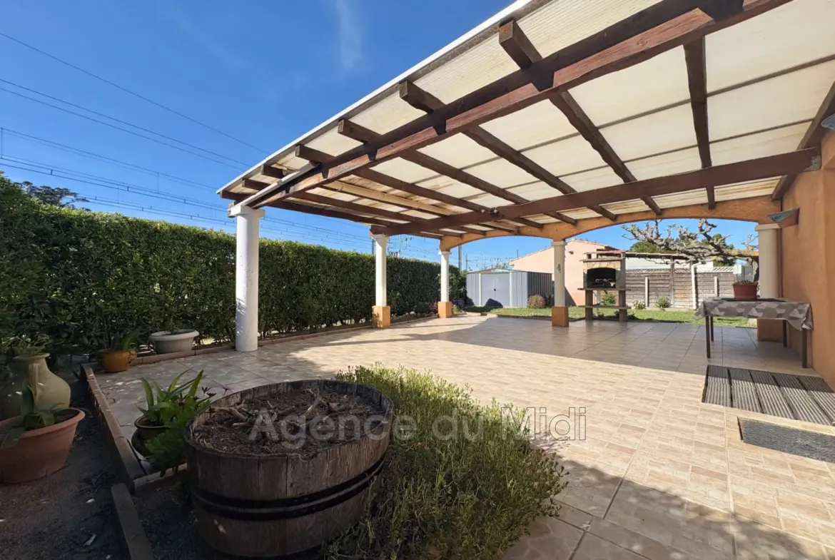 Vente villa de plain-pied avec jardin à La Franqui - 65 m² 