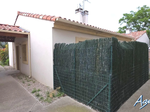 Pavillon T2 avec terrasse, jardin et parking à Fleury d'Aude