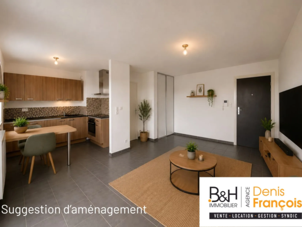 Appartement 3 pièces à vendre à Horbourg-Wihr avec balcon sud et garage