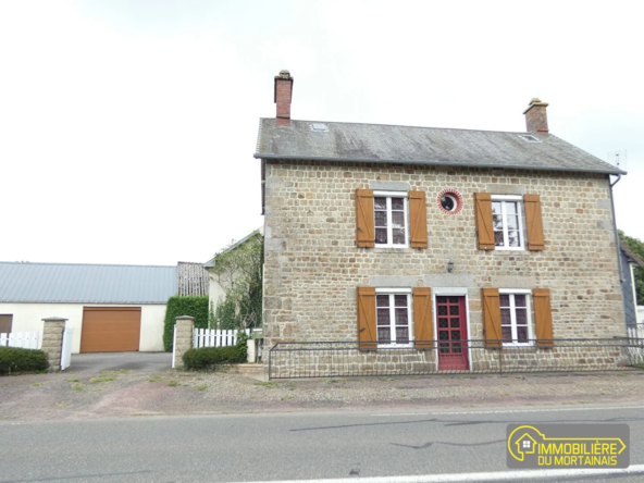 Maison à vendre au Neufbourg avec garages et grand terrain - 97 m²