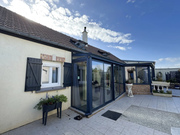 Maison avec garage et confort en rez-de-chaussée à Woignarue près d'Ault