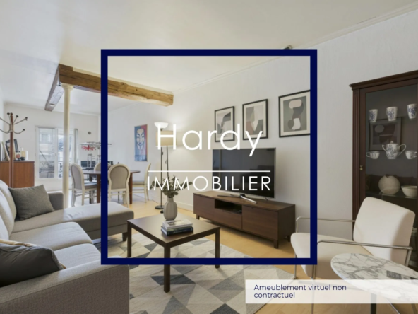 Investissement locatif à Marines : Appartement T2 de 50,55 m² loué avec potentiel de rentabilité