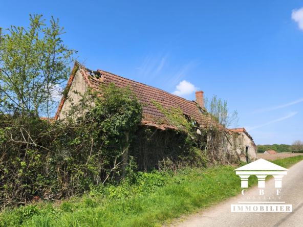 Maison ancienne à rénover sur environ 150 m² avec grand terrain à L'Abergement Sainte-Colombe