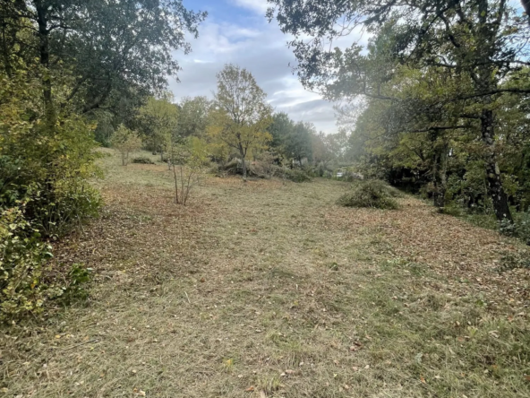 Très beau terrain plat constructible de 2813 m² à Esparron