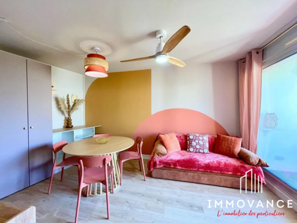 Studio meublé avec balcon et parking à La Grande-Motte, à 2 min de la plage