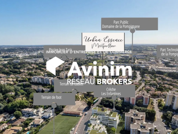 Local professionnel neuf de 45 m² à Montpellier, idéal profession libérale