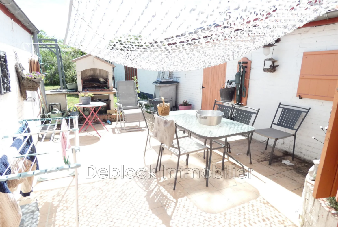 Maison mitoyenne semi plain-pied à vendre à Killem - 137,65 m² avec jardin et garages