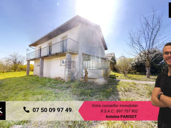 Maison à rénover avec potentiel à Magny-Vernois (70200) – 100 m²