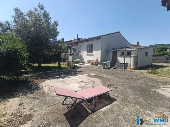 Maison individuelle avec grand jardin et sous-sol complet à Payrin-Augmontel