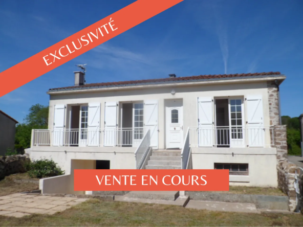 Maison familiale à Pouzauges avec garage, jardin clos et confort moderne