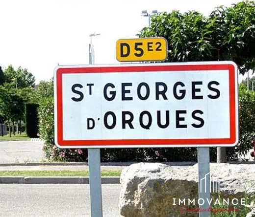 Maison de village à rénover avec garage à Saint Georges d'Orques