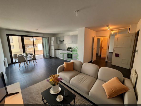 Appartement T3 à vendre à Montpellier avec terrasse et parking - Quartier Ovalie